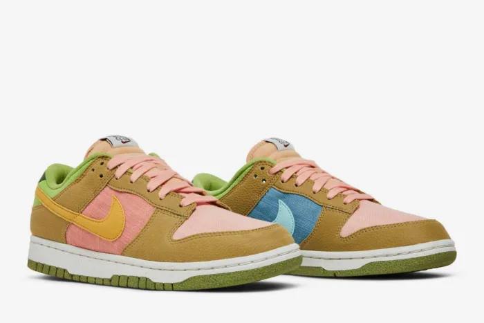 Nike Dunk Low 'Sun Club - Arctic Orange Sanded Gold' DM0583-800 - Image 8