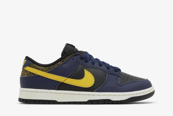 Nike Dunk Low Vintage 'Midnight Navy Tour Yellow' FZ4014-010 - Image 1
