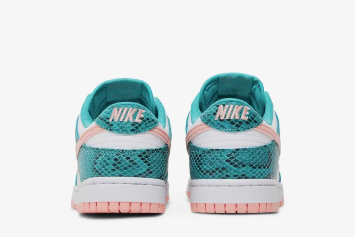Nike Dunk Low 'Washed Teal Snakeskin' DR8577-300 - Image 6
