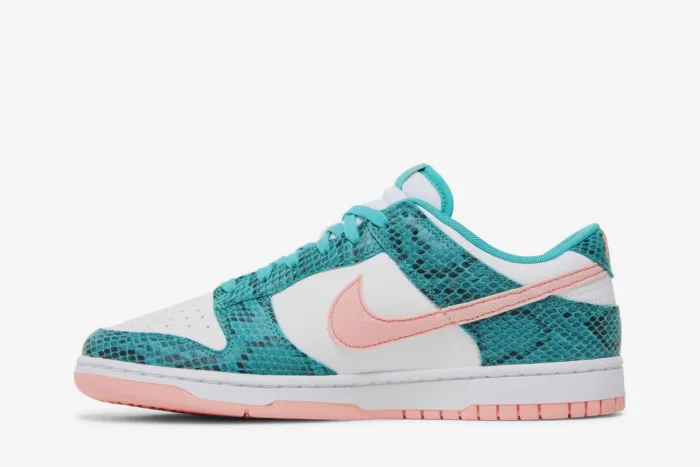 Nike Dunk Low 'Washed Teal Snakeskin' DR8577-300 - Image 3