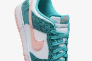 Nike Dunk Low 'Washed Teal Snakeskin' DR8577-300 - Image 9