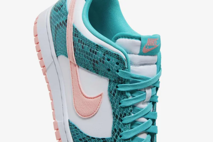 Nike Dunk Low 'Washed Teal Snakeskin' DR8577-300 - Image 9