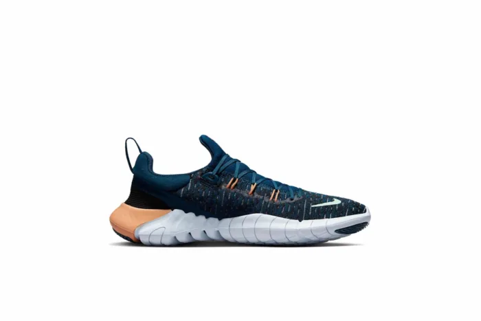 Nike Free RN 5.0 'Blue White Gold' CZ1891-402 - Image 2