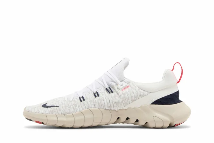 Nike Free Run 5.0 Next Nature 'White Obsidian Crimson' CZ1884-103 - Image 3