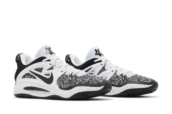 Nike KD 15 TB 'White Black Speckled' DO9826-100 - Image 8