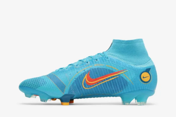 Nike Mercurial Superfly 8 Elite FG 'Chlorine Blue Laser Orange' DJ2839-484 - Image 3