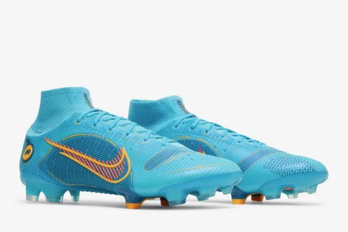 Nike Mercurial Superfly 8 Elite FG 'Chlorine Blue Laser Orange' DJ2839-484 - Image 8