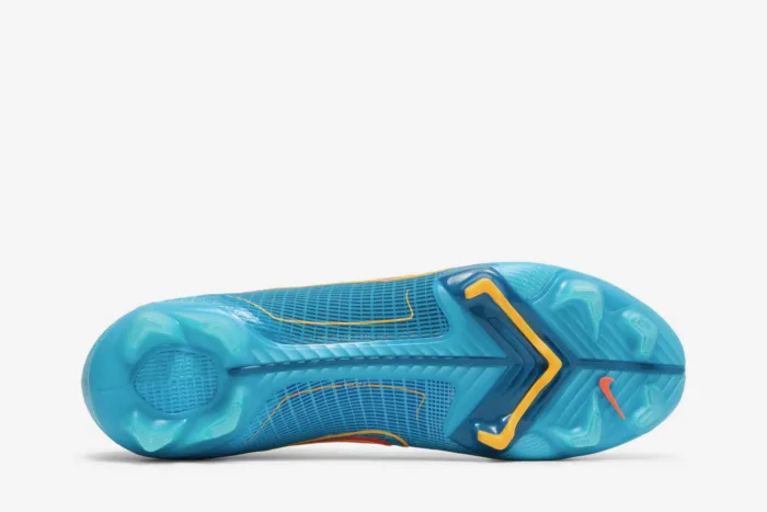 Nike Mercurial Superfly 8 Elite FG 'Chlorine Blue Laser Orange' DJ2839-484 - Image 4