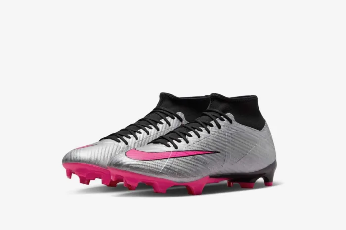 Nike Mercurial Superfly 9 ACAD 25 FG/MG 'Metallic Silver Hyper Pink' FB8402-060 - Image 5