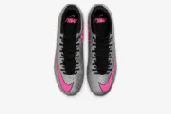 Nike Mercurial Superfly 9 ACAD 25 FG/MG 'Metallic Silver Hyper Pink' FB8402-060 - Image 4