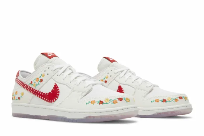 Nike SB Dunk Low 'N7 Opti Yellow University Red' FD6951-700 - Image 8