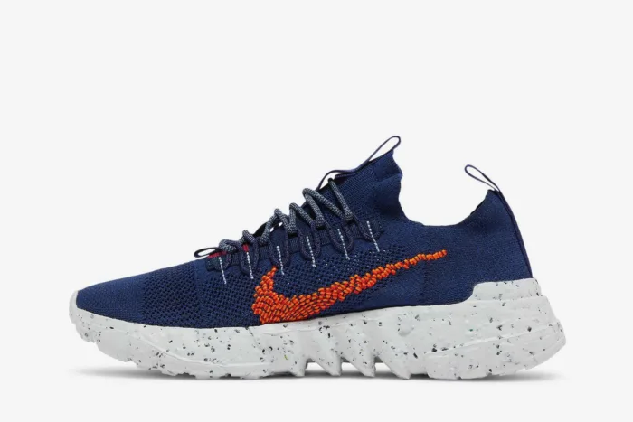 Nike Space Hippie 01 'Midnight Navy Magma Orange' DN0010-400 - Image 3