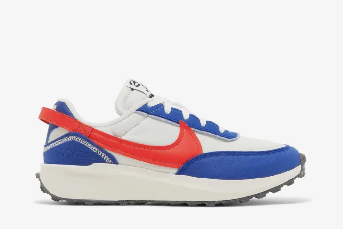 Nike Waffle Debut Swoosh 'Old Royal Habanero Red' DV0527-001 - Image 1