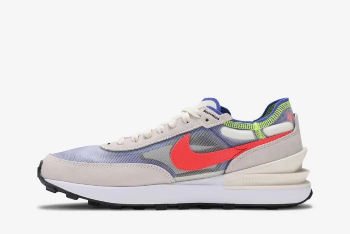 Nike Waffle One 'Coconut Milk Crimson Royal' DA7995-101 - Image 3