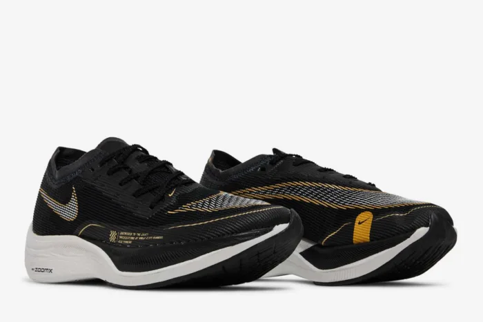 Nike ZoomX Vaporfly Next% 2 'Black Metallic Gold Coin' CU4123-001 - Image 8