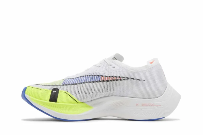 Nike ZoomX Vaporfly Next% 2 'White Volt Racer Blue' CU4111-103 - Image 3